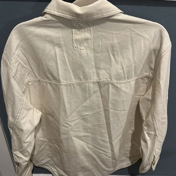 Aerie light weight Denim Shirt/Shacket - Picture 4 of 4